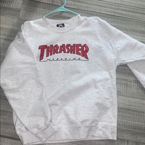 Men’s thrasher crew neck hoodie